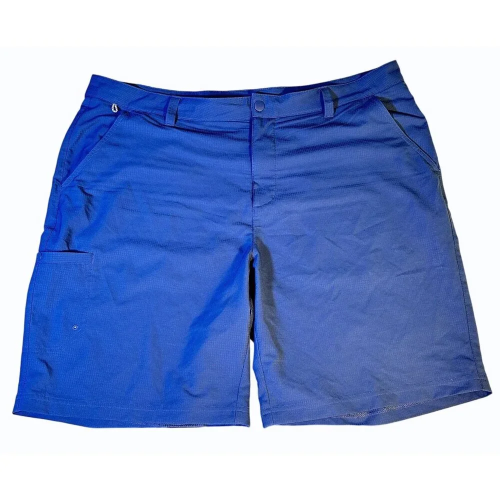 Columbia PFG Men's Blue Performance Fishing Shorts Rip Stop Size 42 - Picture 1 of 13